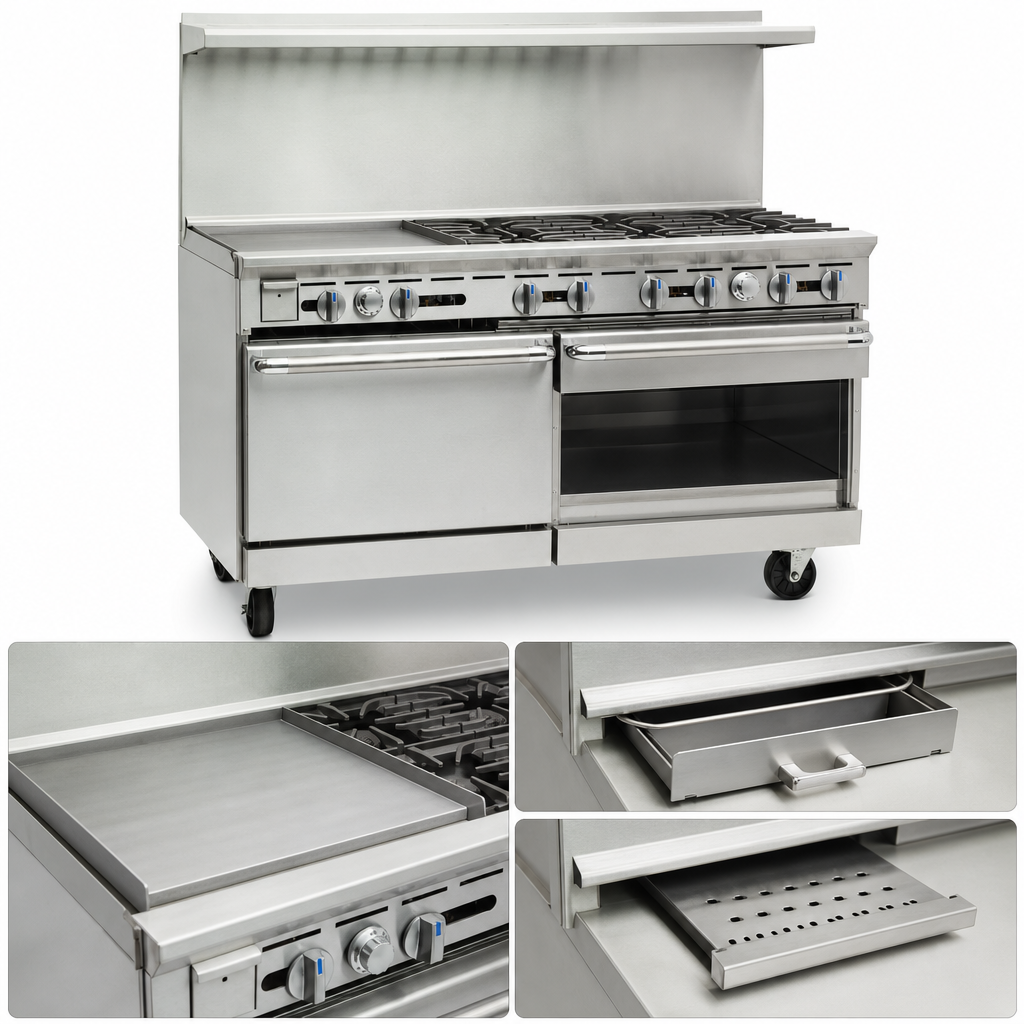 24-Inch Griddle with 3/4-Inch Plate