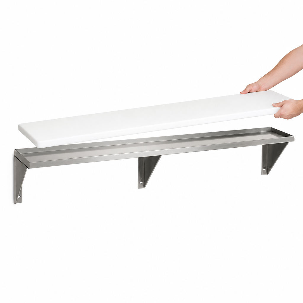Removable 3/8-Inch Poly Cutting Board