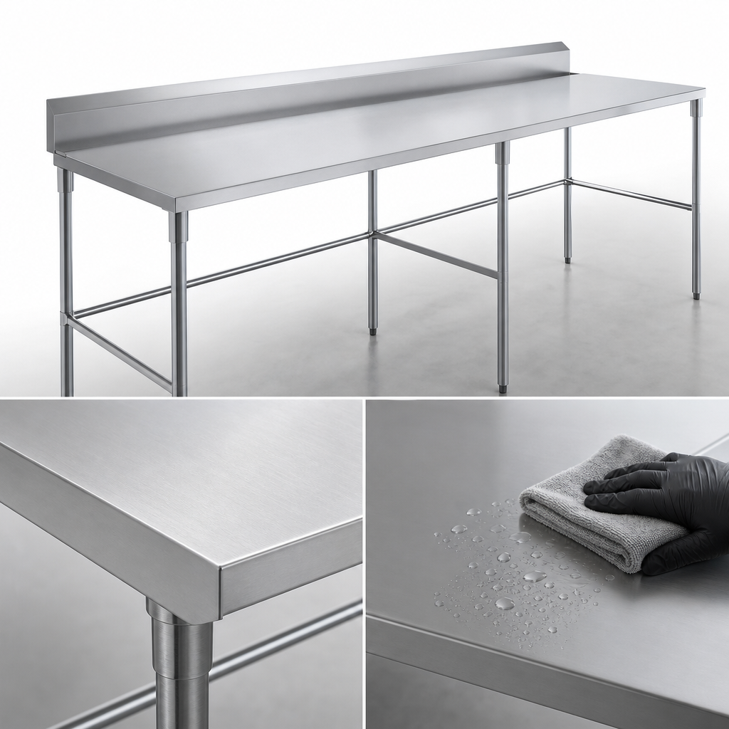 18-Gauge 430 Stainless Steel Top