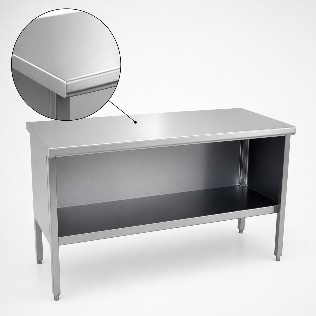 14-Gauge Stainless Steel Top
