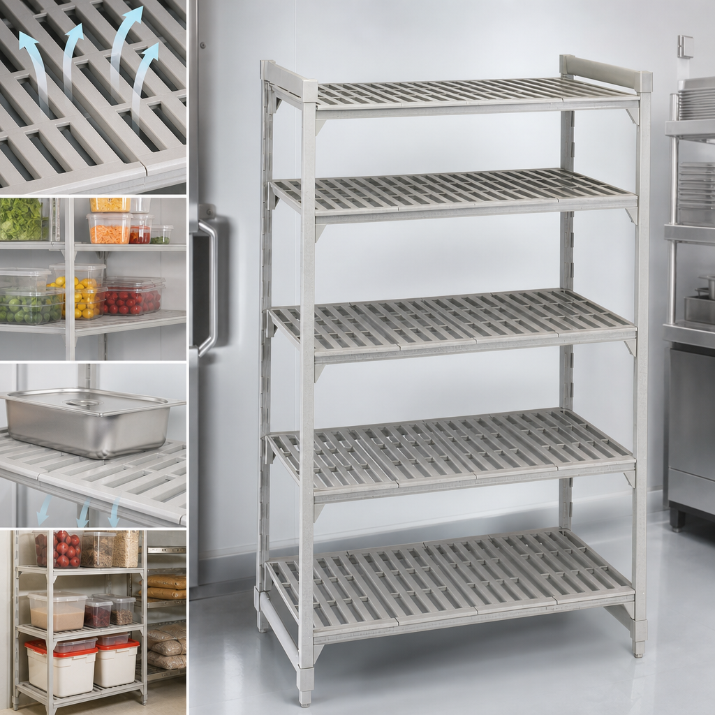Five Vented Shelf Plates