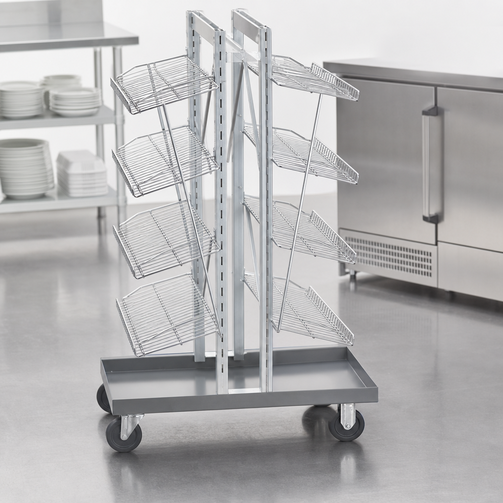 Double-Sided Sloped Shelving Compatibility