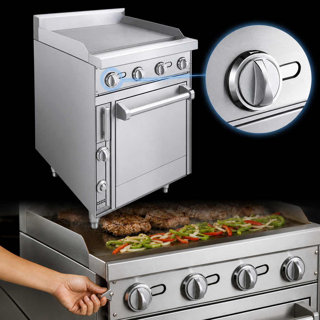 Manual Griddle Controls