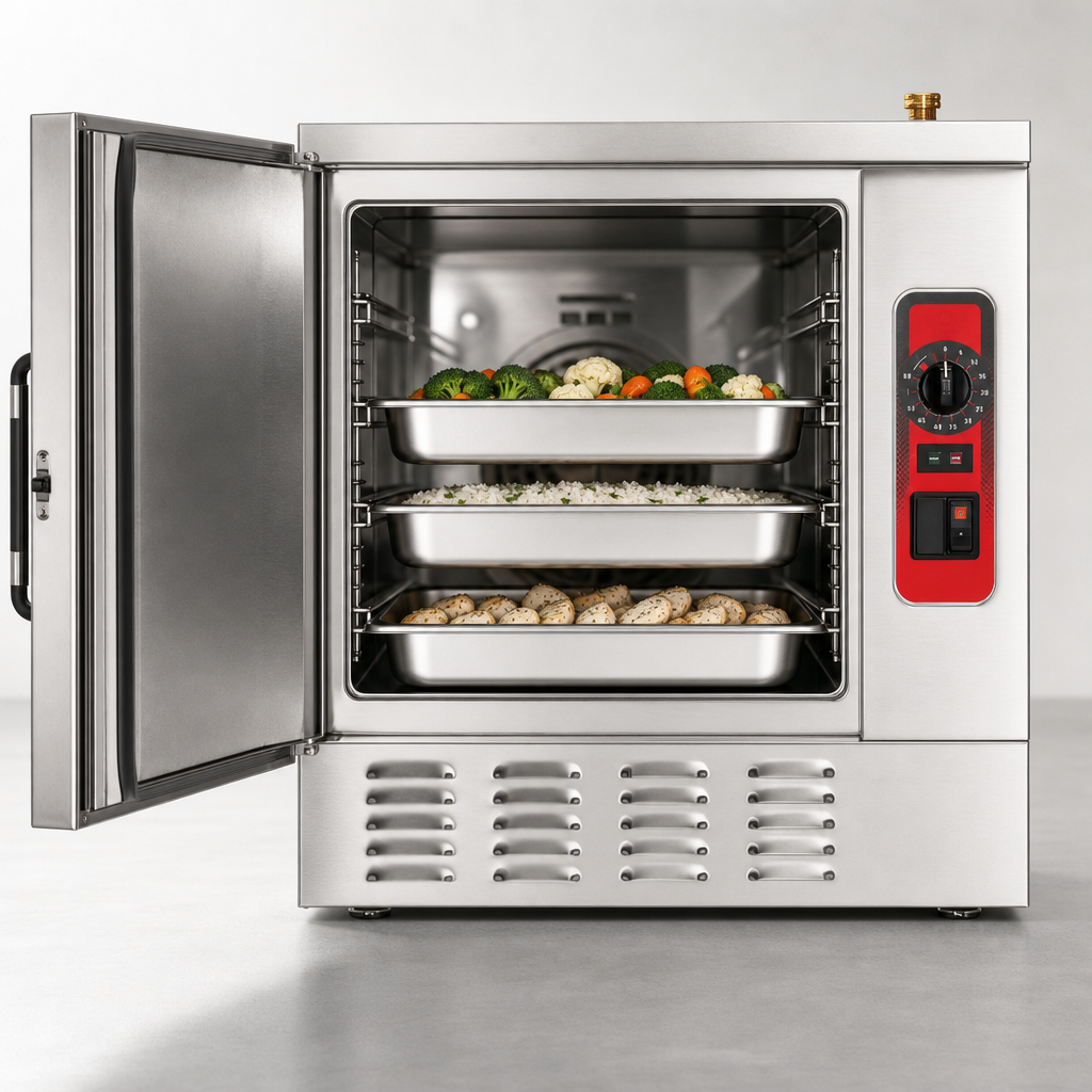 Three-Pan Capacity