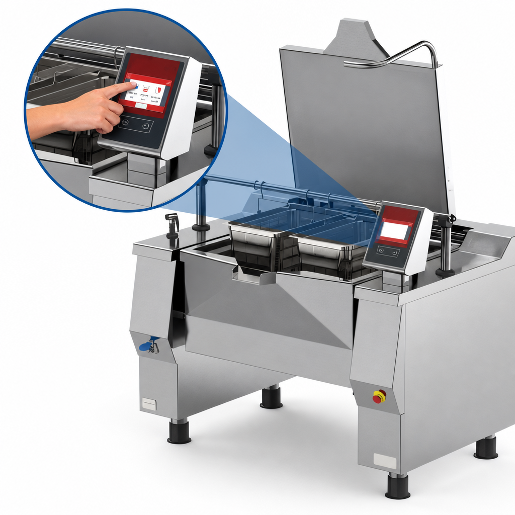 Intuitive 7-Inch Touch Screen Controls