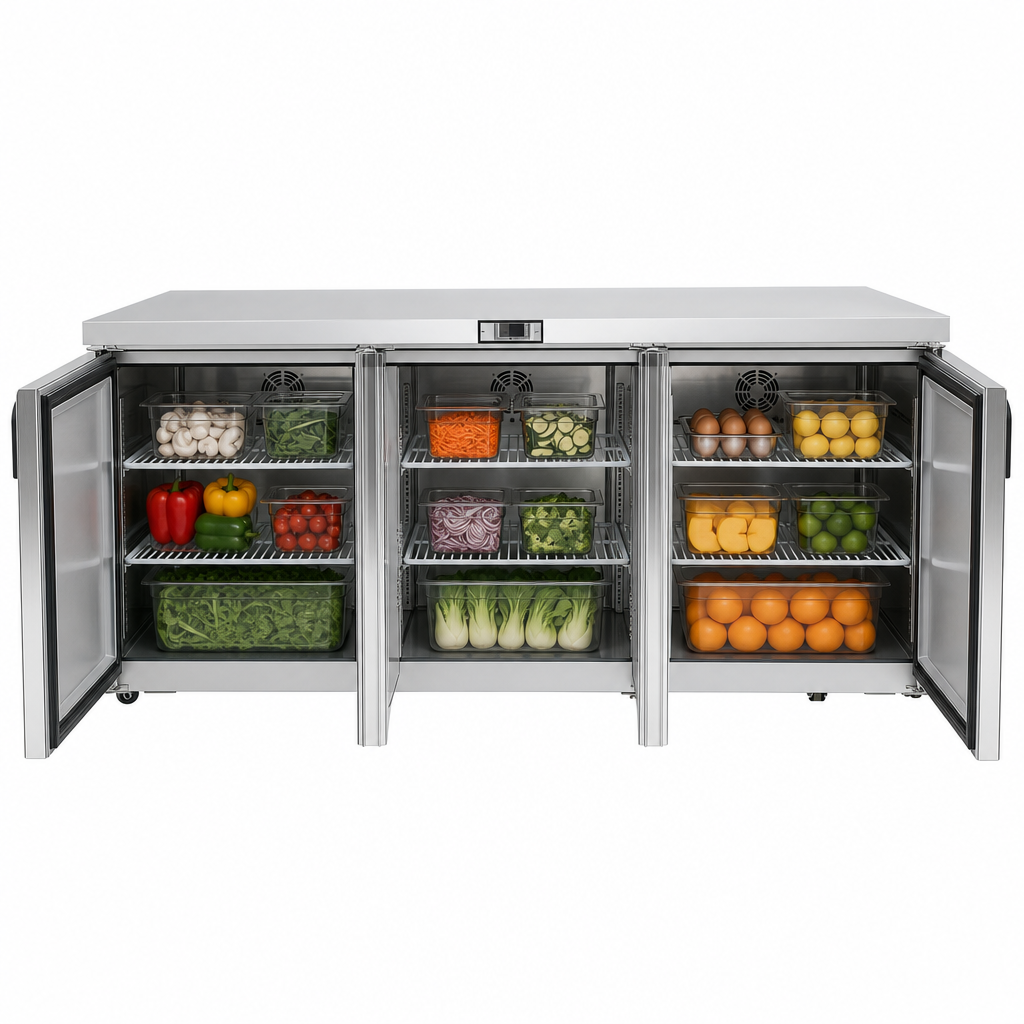 Three-Section Storage