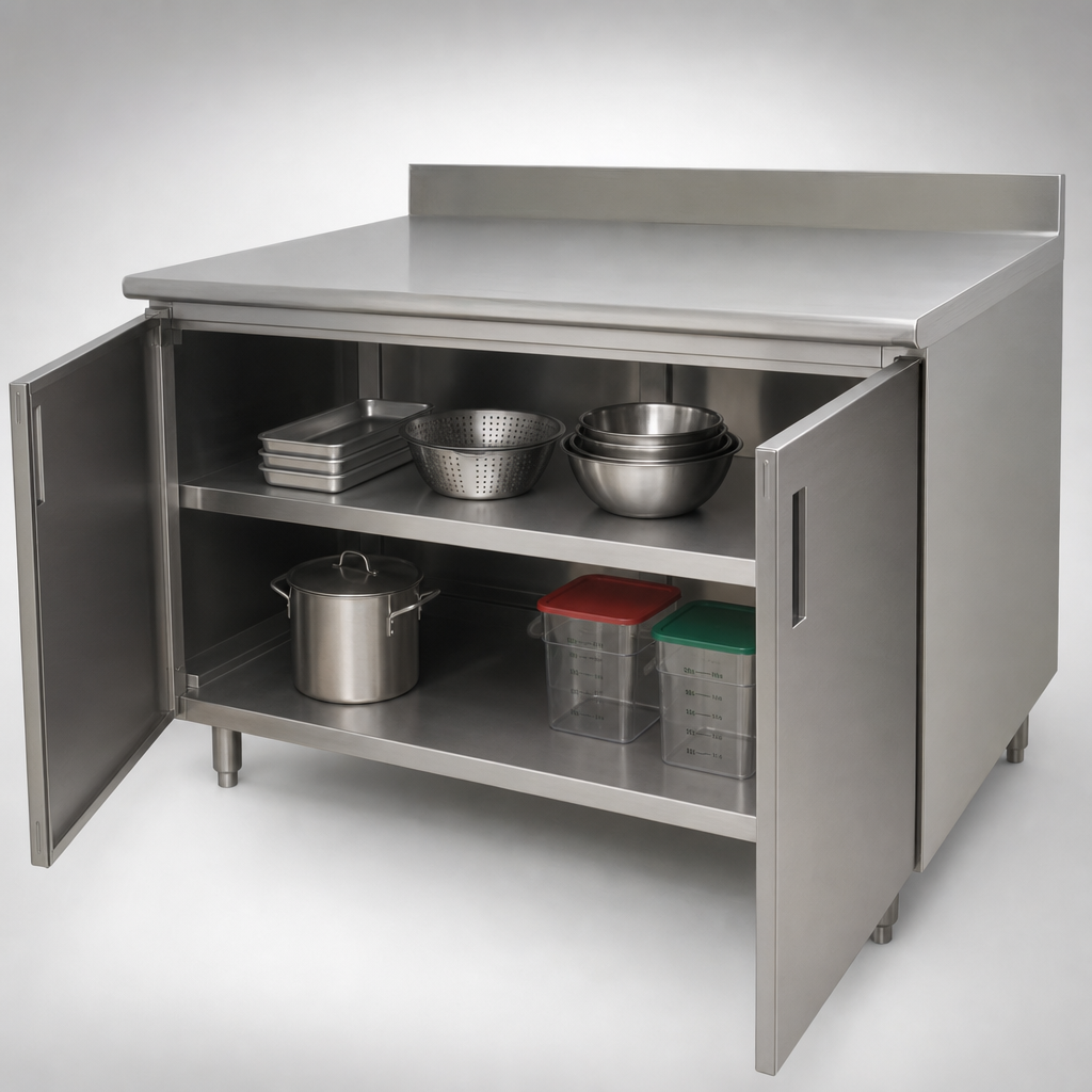 Cabinet Base with Hinged Doors