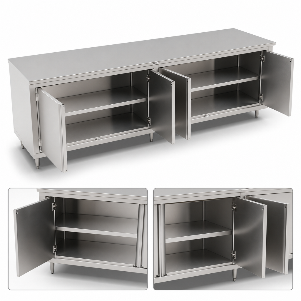 Cabinet Base with Hinged Doors