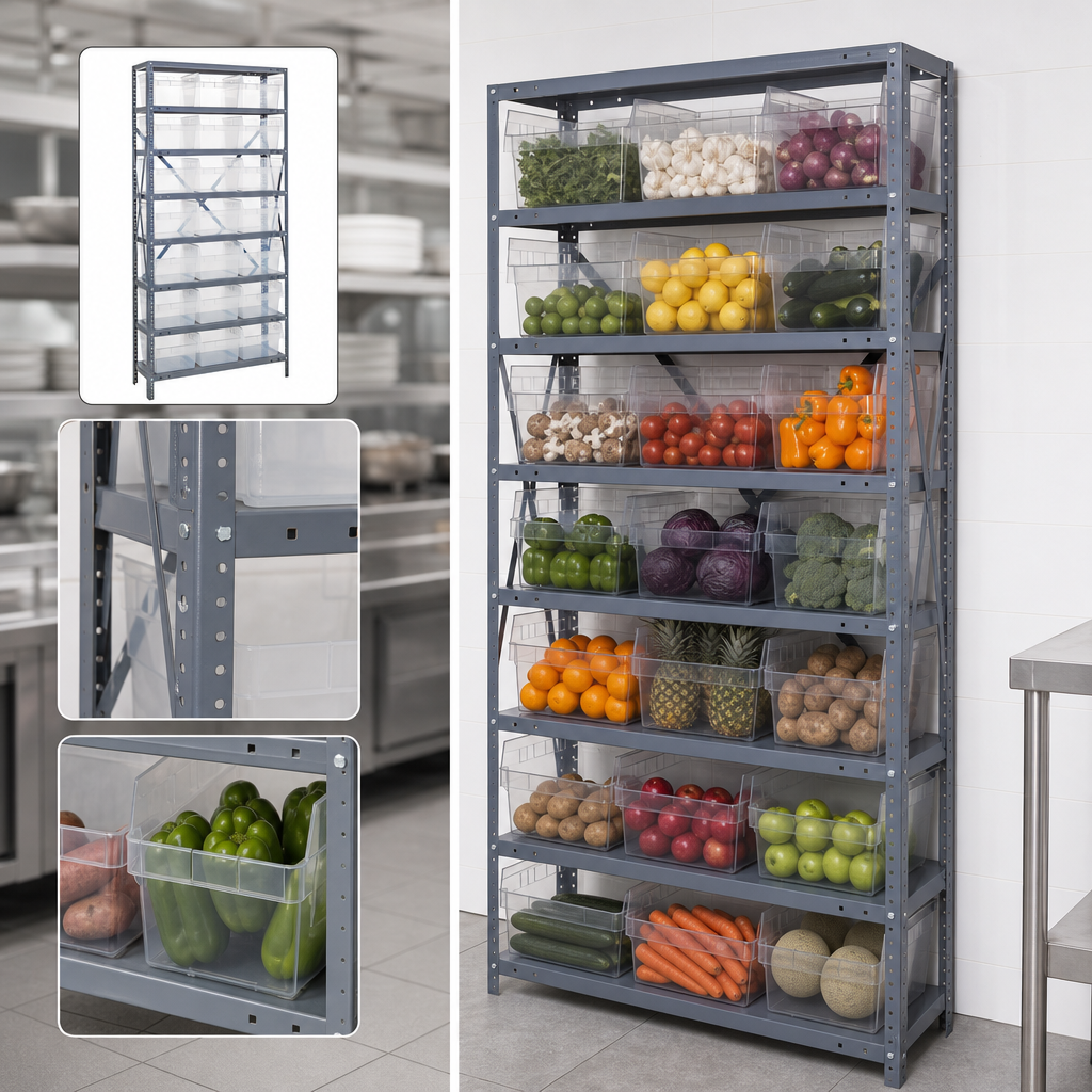 Eight-Shelf Storage Design