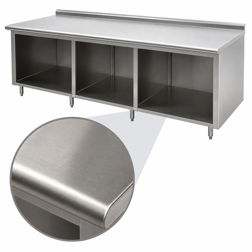 14 Gauge 304 Stainless Steel Top