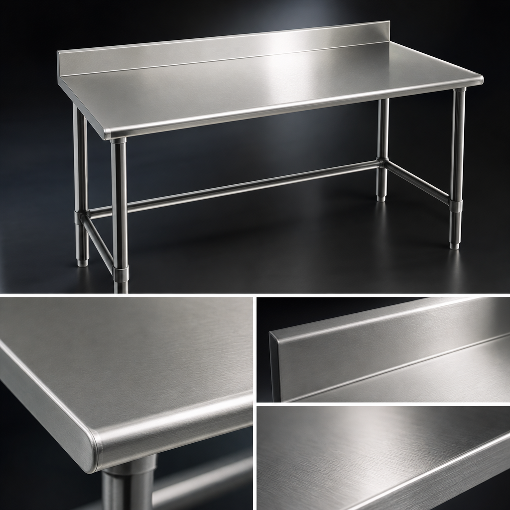 14-Gauge 300 Series Stainless Steel Top
