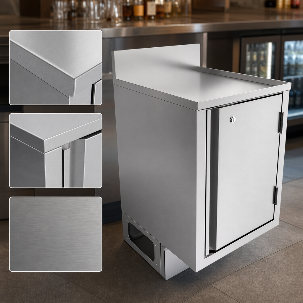 18-Gauge Stainless Steel Construction