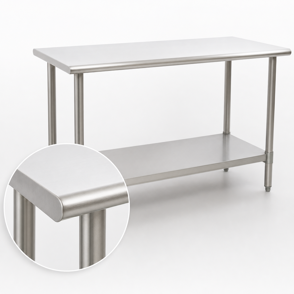 Rolled Front and Rear Edges