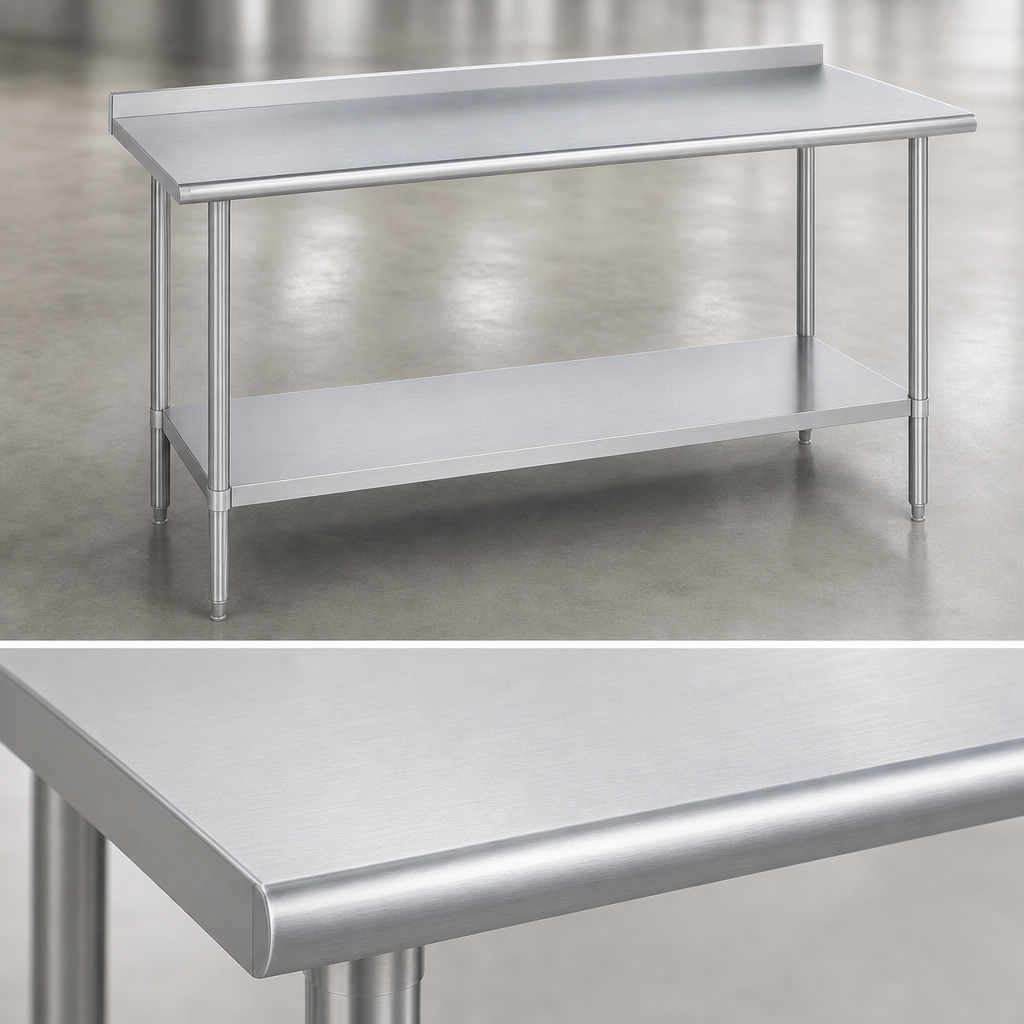 14 Gauge 300 Series Stainless Steel Top