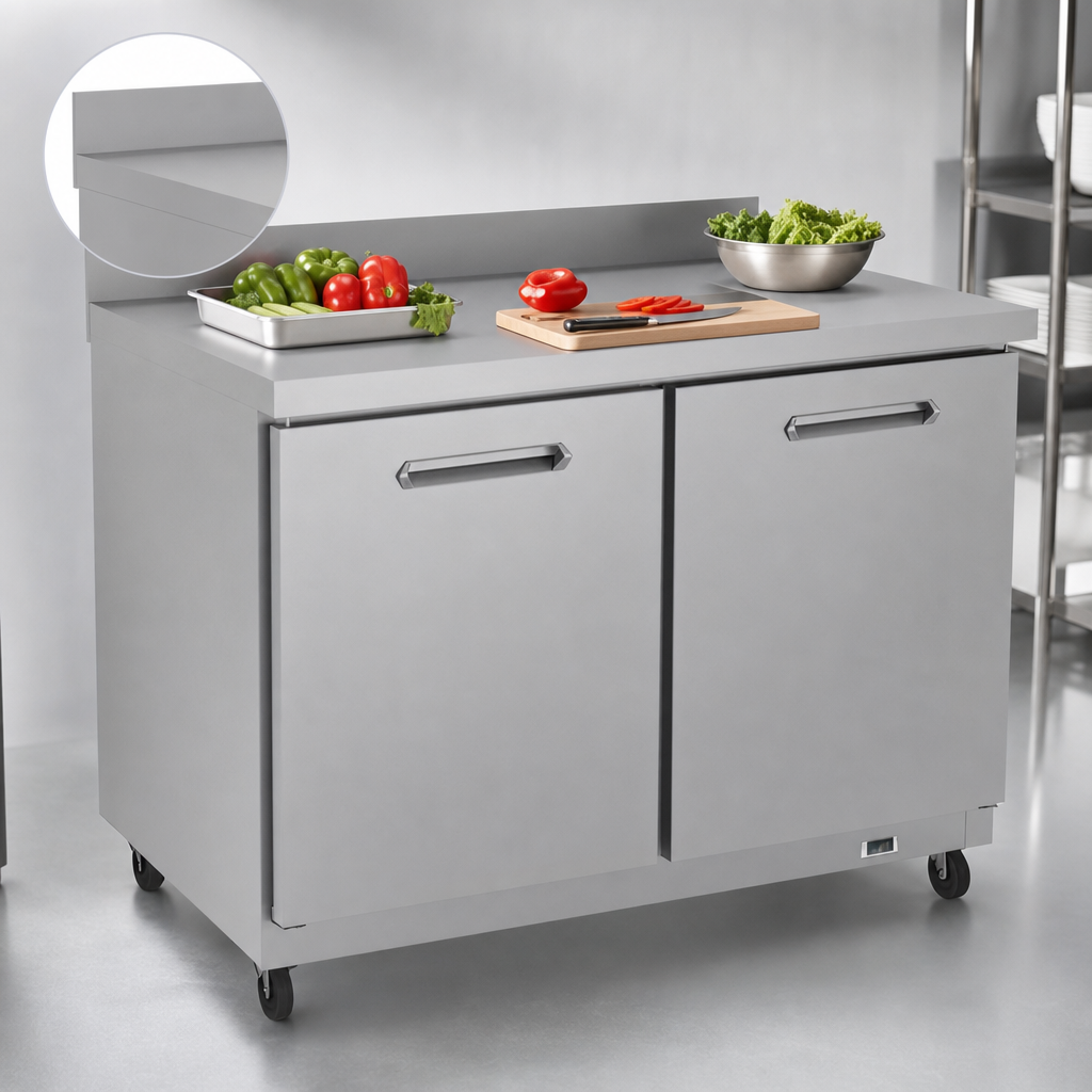 Integrated Worktop with Backsplash