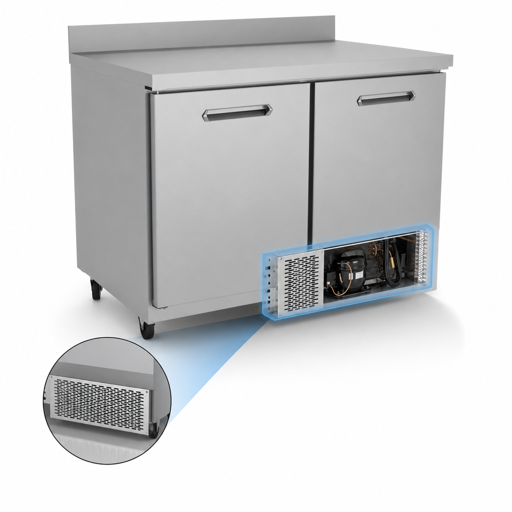 Self-Contained Rear-Bottom-Mounted Refrigeration