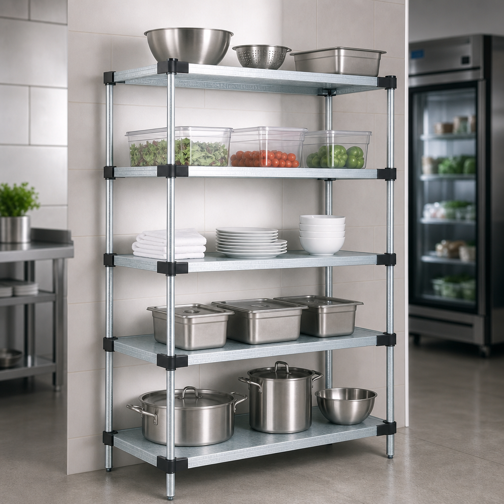 Five Solid Shelves