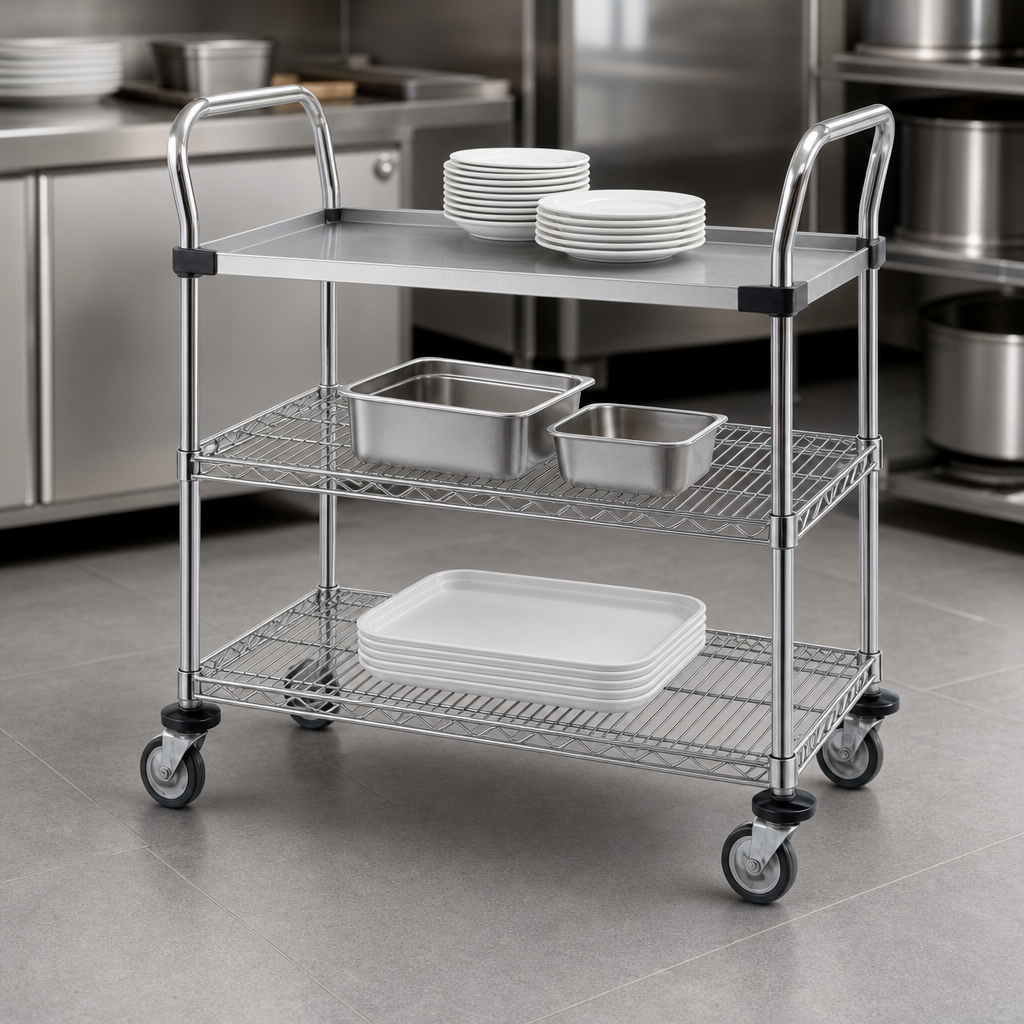 Three-Shelf Open Design