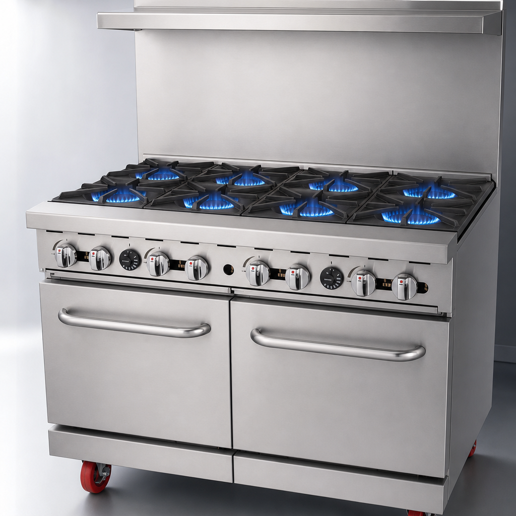 8 Open Burners