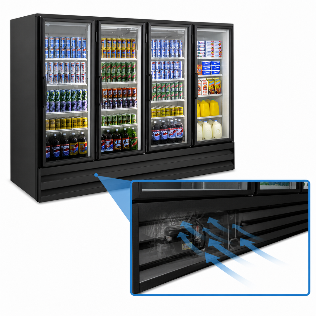 Bottom-Mount Self-Contained Refrigeration