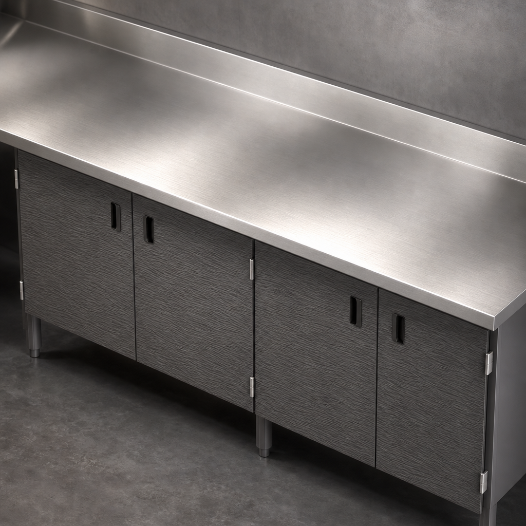 16-Gauge Stainless Steel Top