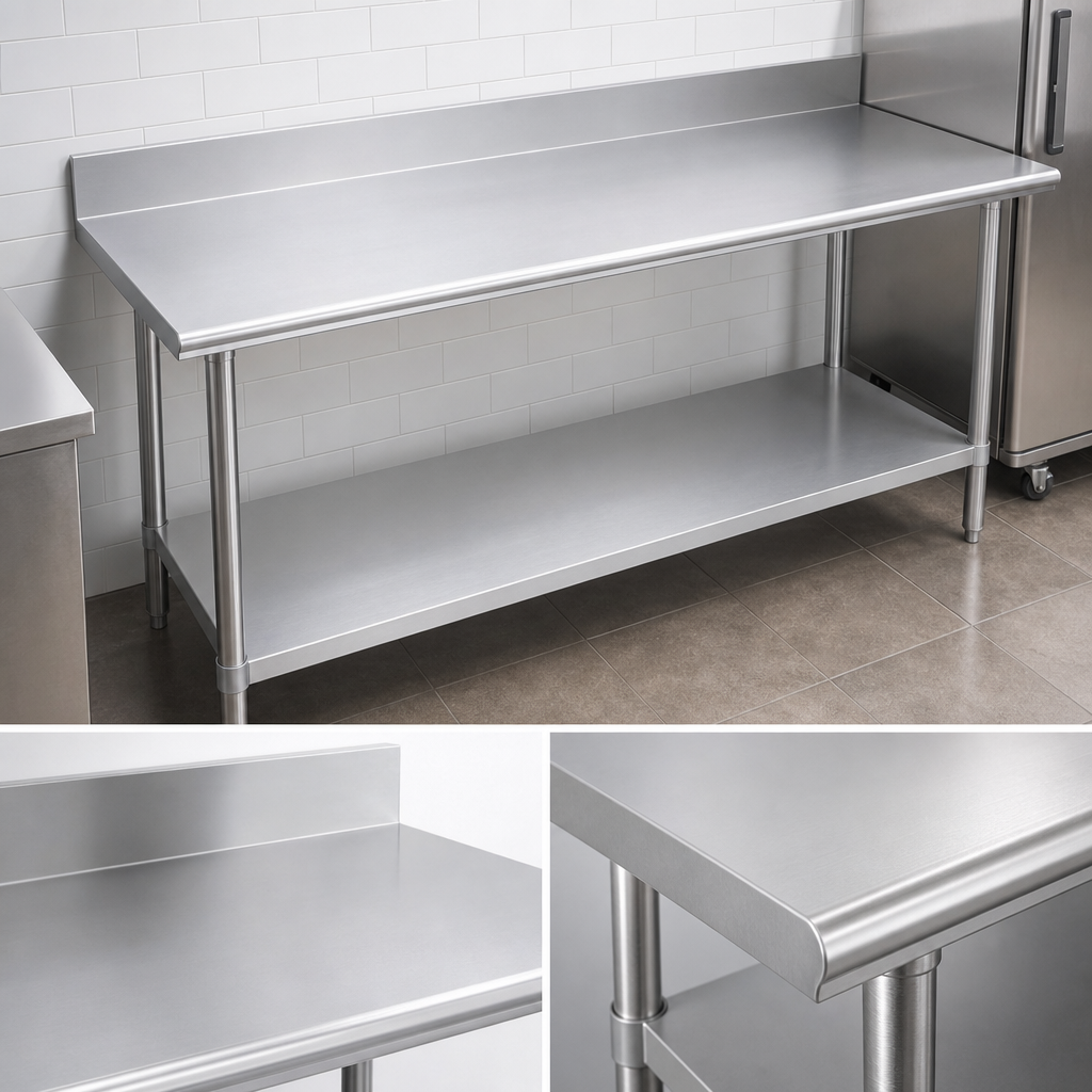 16-Gauge 400 Series Stainless Steel Top