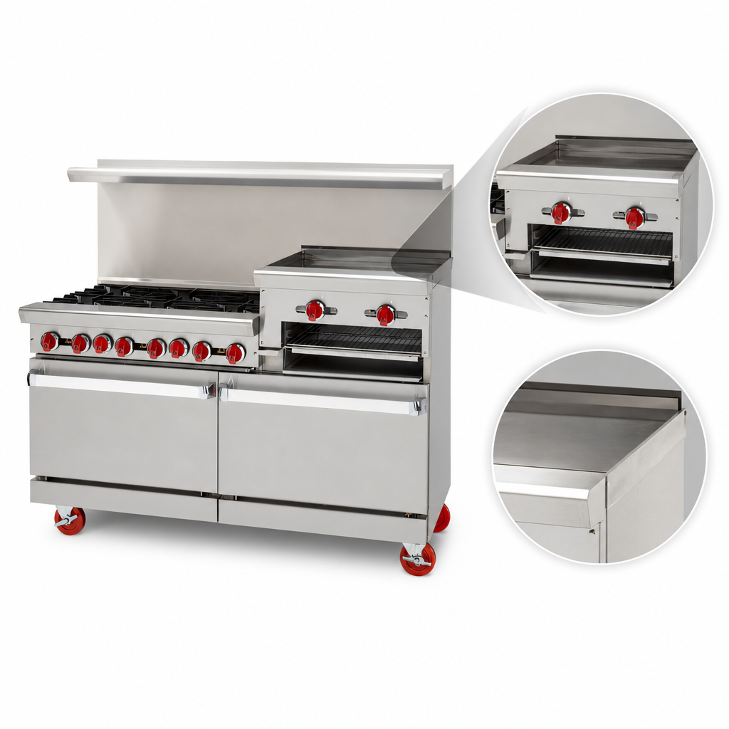 Raised Griddle/Broiler