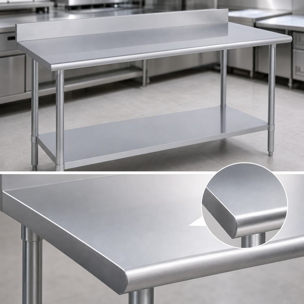 16-Gauge 300 Series Stainless Steel Top