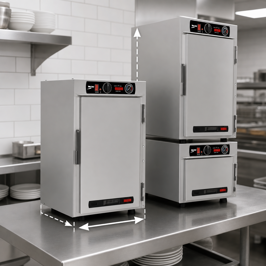 Narrow Countertop/Stacking Footprint