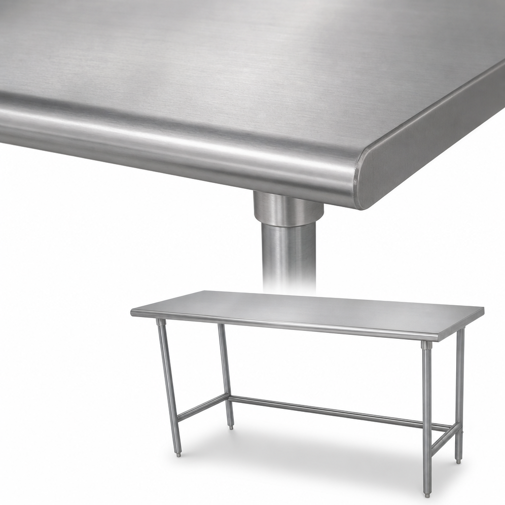 16-Gauge Stainless Steel Top