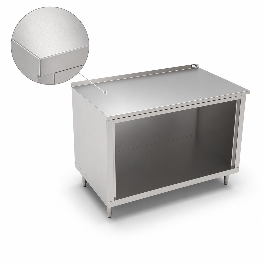 16-Gauge Stainless Steel Top