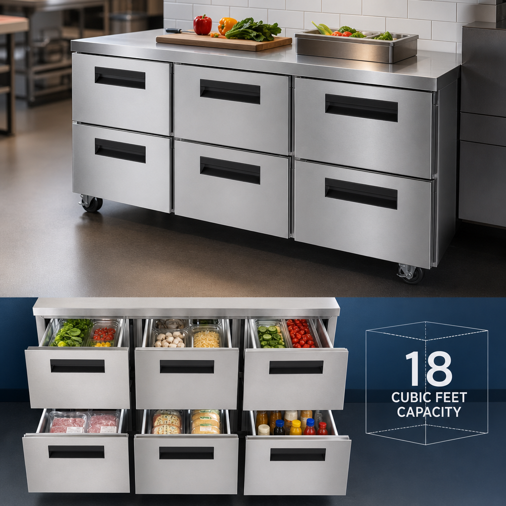 18 Cubic Foot Capacity