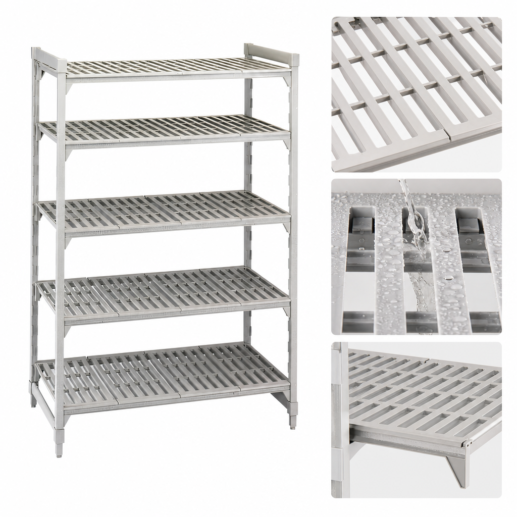 Five Vented Shelf Plates