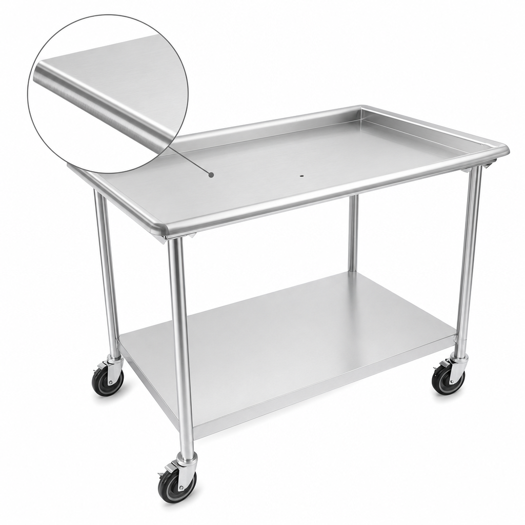 16-Gauge Stainless Steel Top
