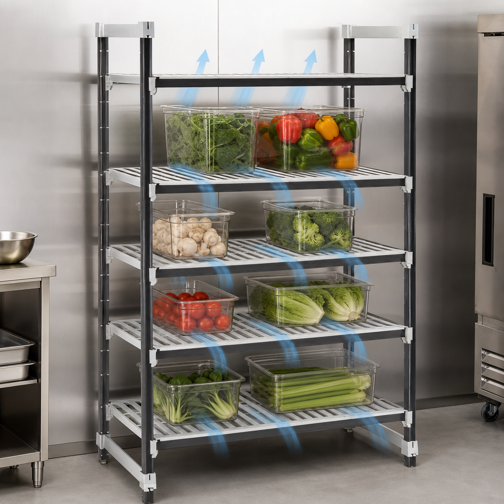 Vented Reinforced Shelf Plates