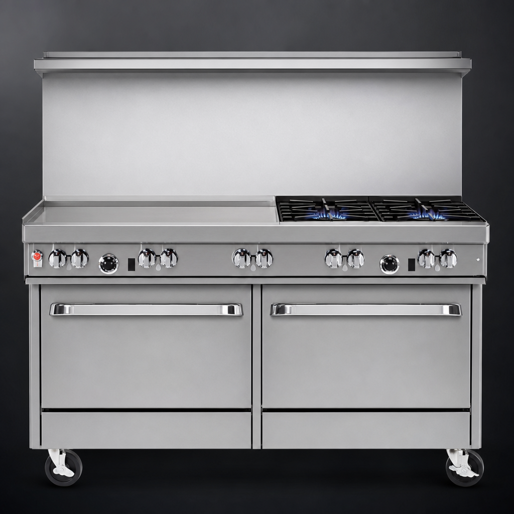 Two Open Burners