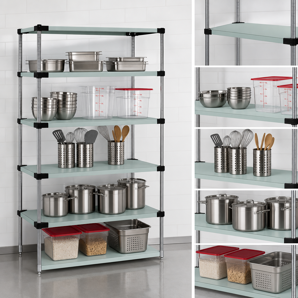 Five Solid Shelves