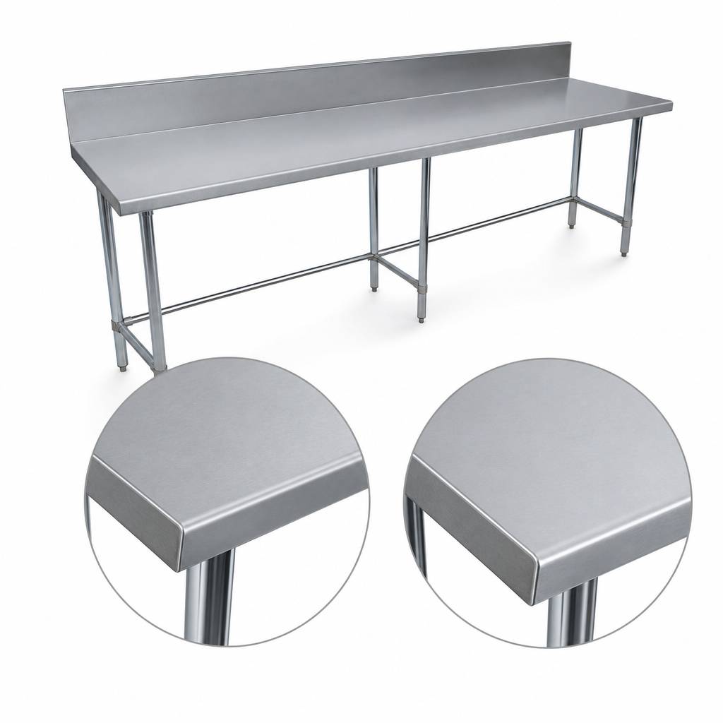 Turndown Front and Side Edges
