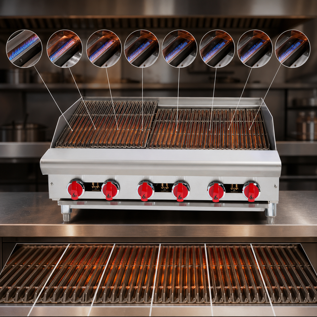8-Burner Output