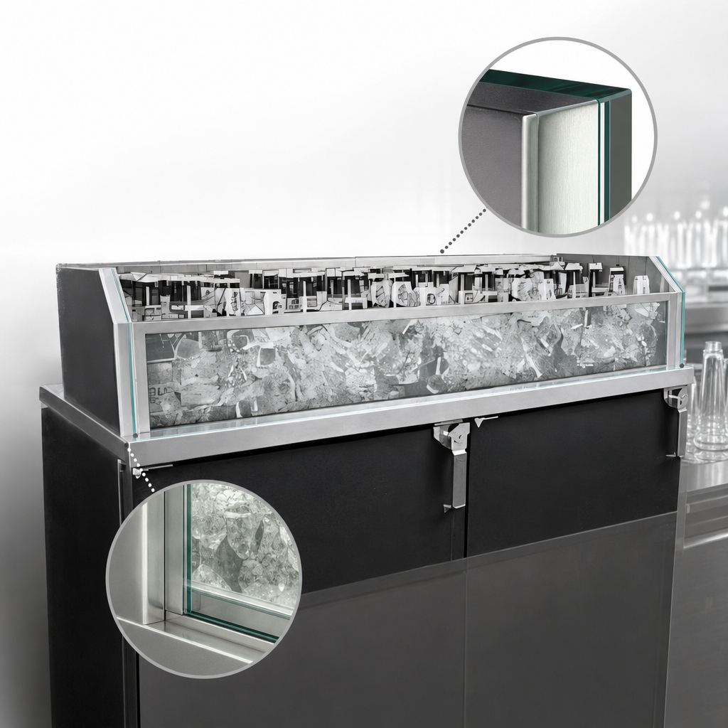 Double-Pane Glass Front and Back