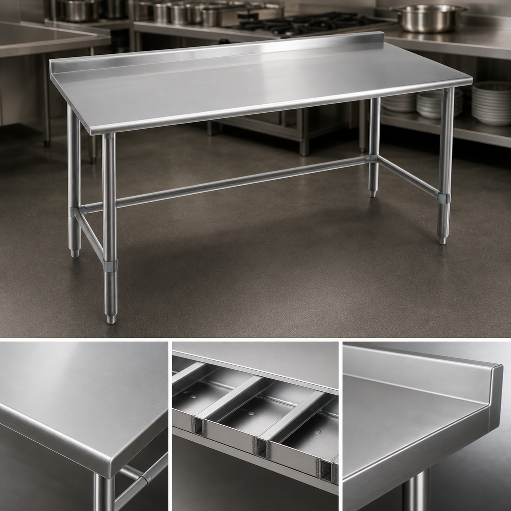 14-Gauge 300 Series Stainless Steel Top