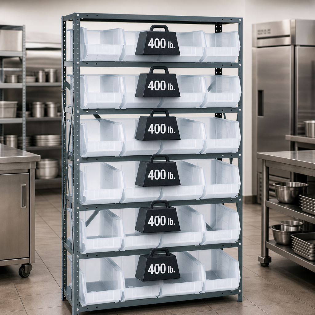 400 lb. Shelf Capacity