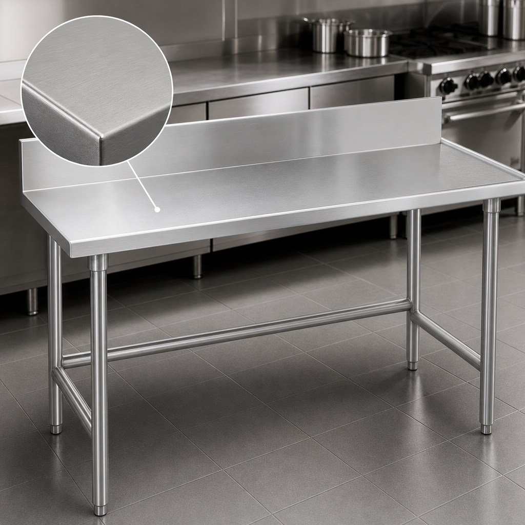 14 Gauge 304 Stainless Steel Top