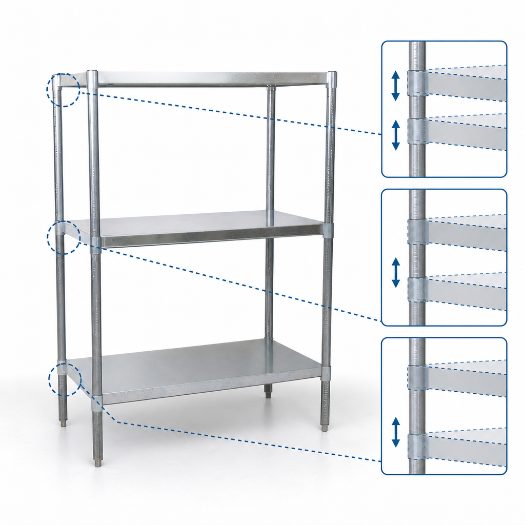 Adjustable Shelves and Posts