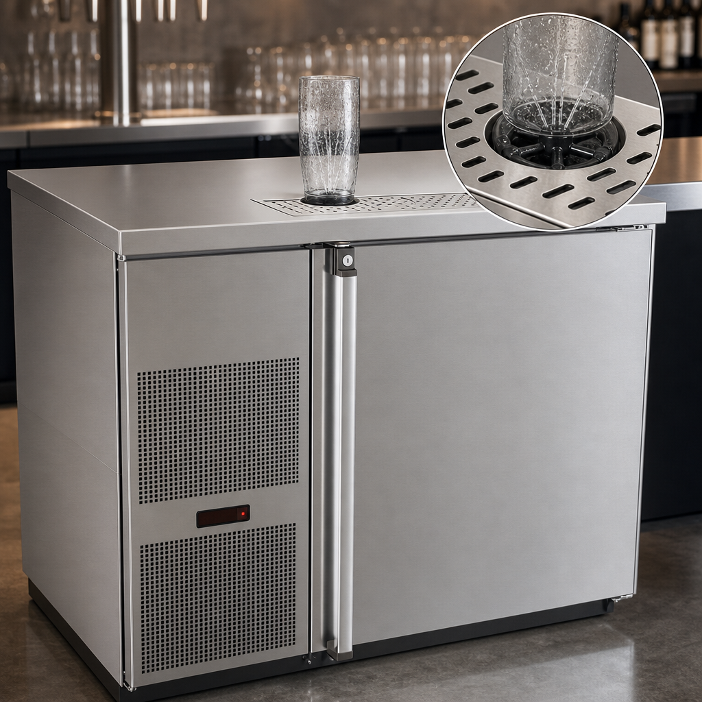 Integrated Glass Rinser