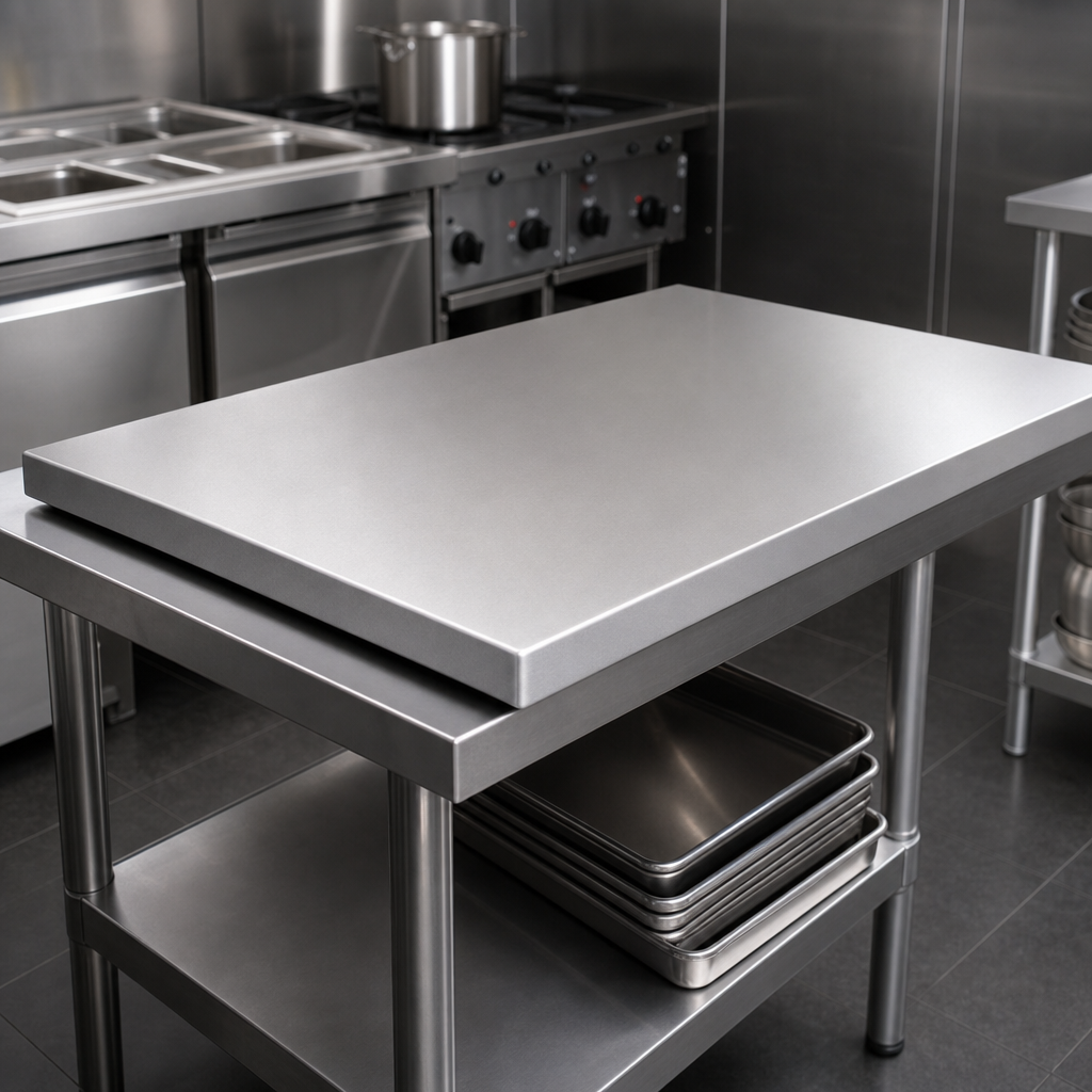 16-Gauge Stainless Steel Top