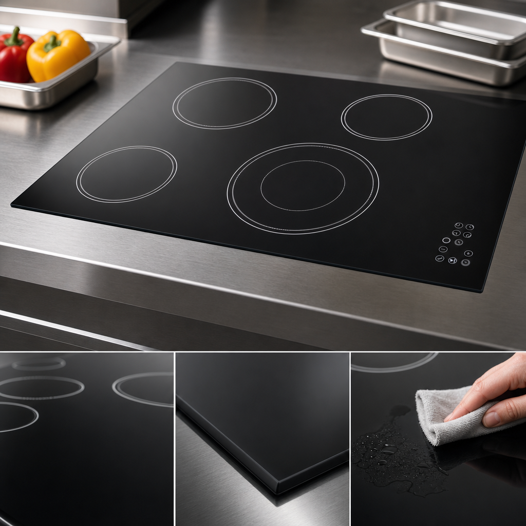 Black EuroKera Ceramic Glass Surface