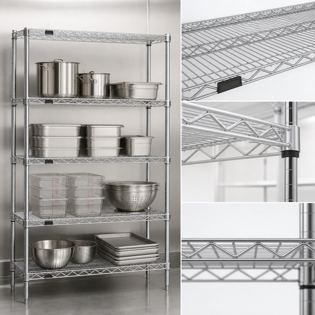 QuadTruss Wire Shelves