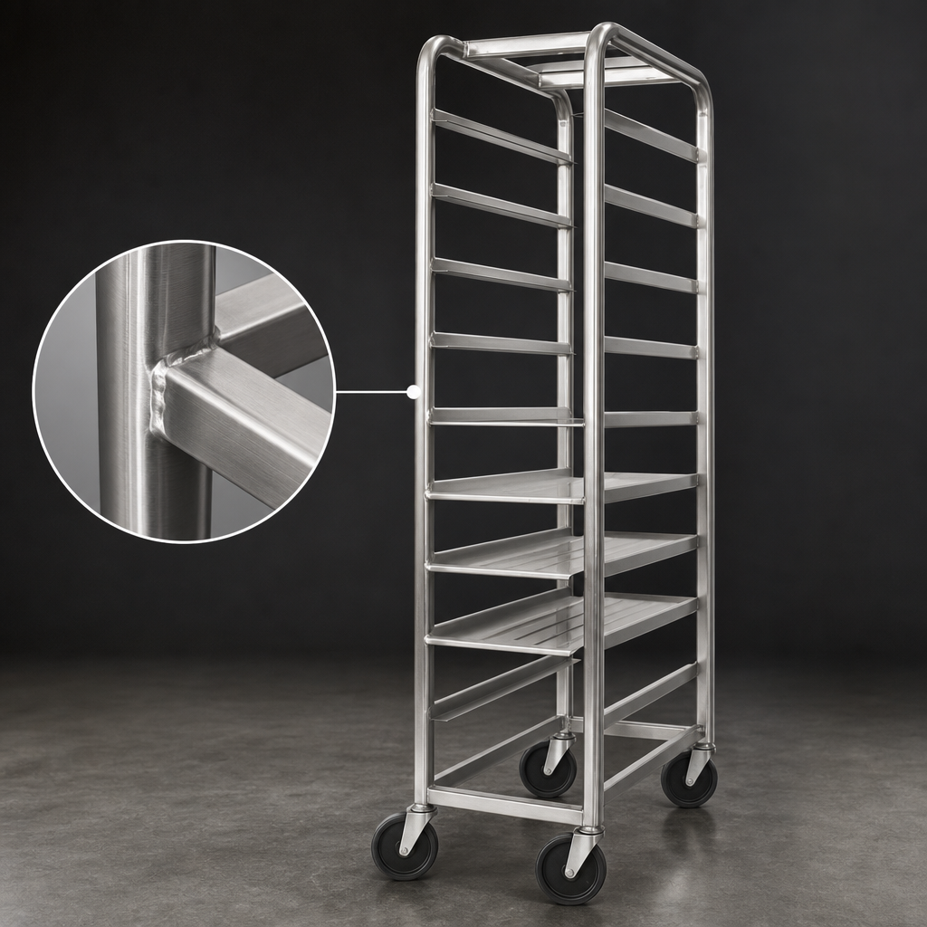 All-Welded Stainless Steel Construction