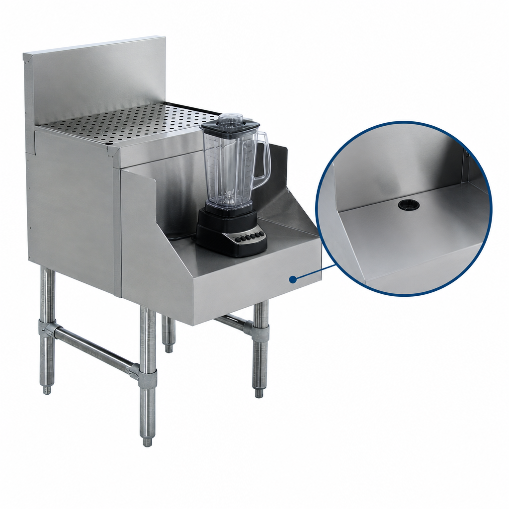 Recessed Blender Shelf